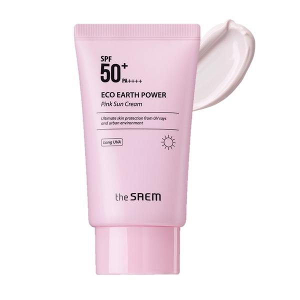 Kem Chống Nắng The Saem Eco Earth Sun Cream Pink Sun Cream 50ml