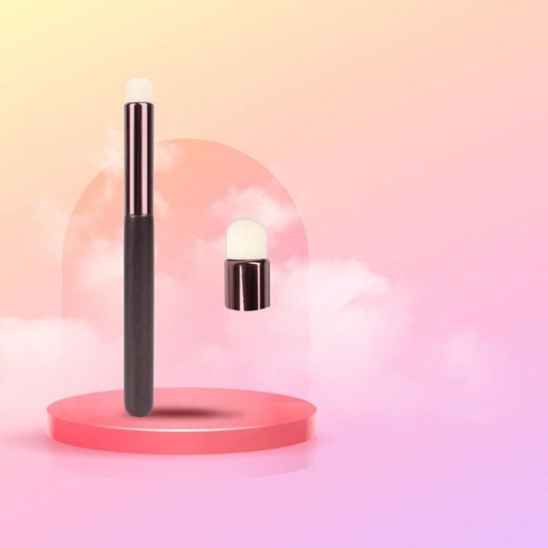 Cọ tán môi đầu tròn lùn Jary Round Headred Lib Brush cọ trang điểm đa năng tán son không lem - có túi