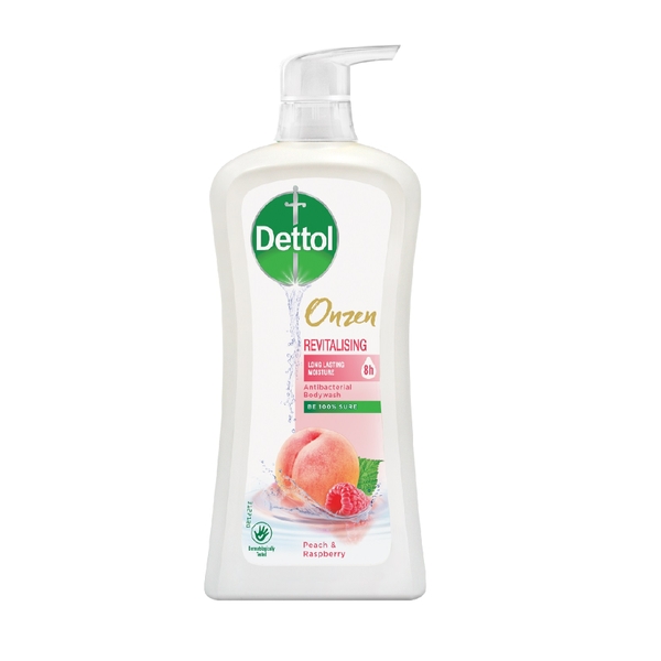 Sữa tắm Dettol Onzen Dưỡng Da Đào Và Phúc Bồn Tử 950g