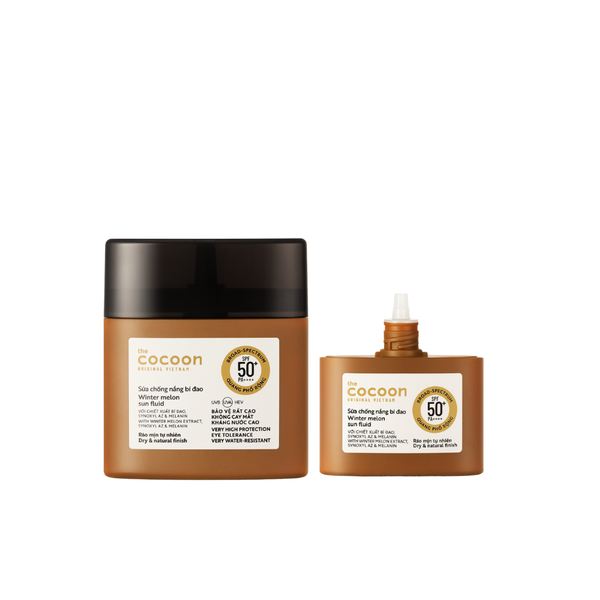 Combo Cocoon Sữa chống nắng 50ml + Sữa chống nắng 15ml