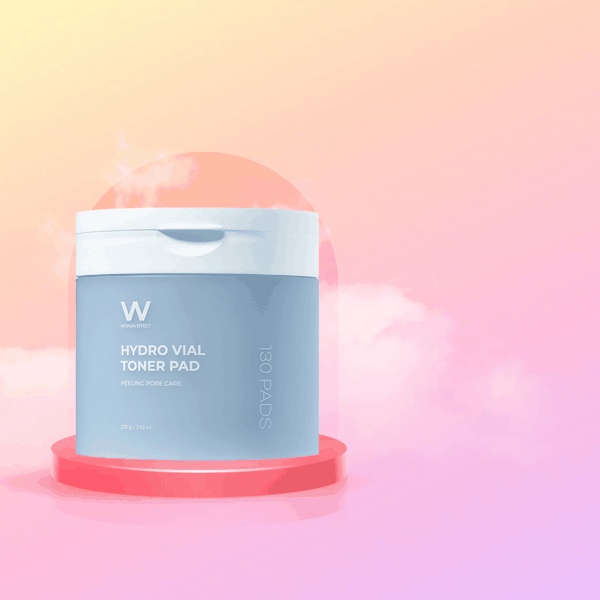 Toner Pad cấp ẩm dưỡng da mỗi ngày Wonjin Effect Hydro Vial Peeling PoreCare Hàn Quốc 210g 130 miếng