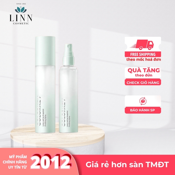 Xịt khóa MakeUp COLORKEY Long Lasting Snapsot Finishing Spray 100ml xịt khóa nền dưỡng ẩm color key