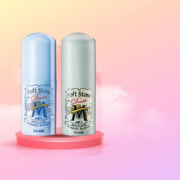 Lăn khử mùi đá khoáng Deonatulle Soft Stone dạng sáp bạc hà / không mùi cho nam - lăn ngăn mùi nam