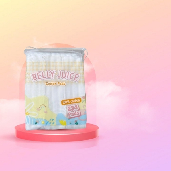 Túi bông tẩy trang Belly Juice 100% bông cotton pads ( 234 miếng )