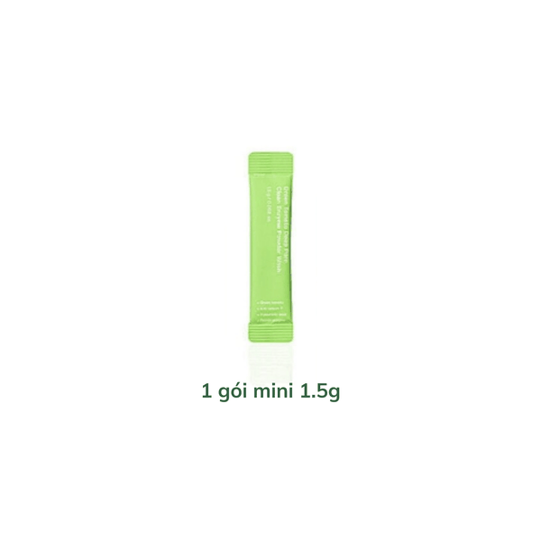 1 gói bột rửa mặt cà chua sungboon green tomato deep pore clean enzyme powder wash 1,5gr