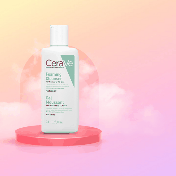 Sữa rửa mặt Cerave Foaming Cleanser xanh ngọc 88ml