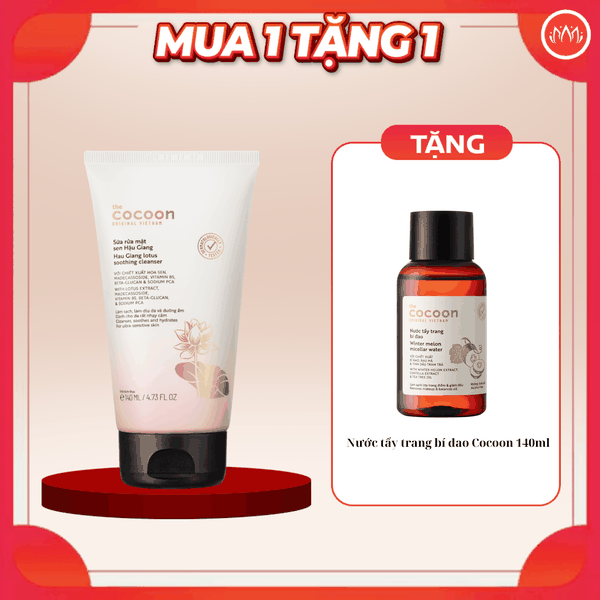Combo Cocoon SRM Sen 140ml +NTT bí 140ml