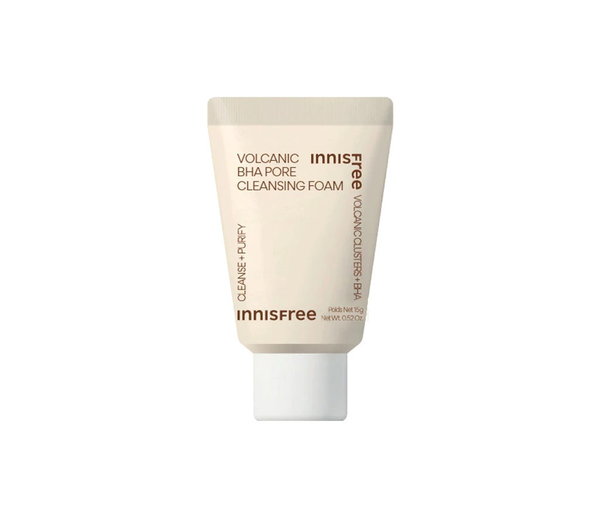 Minisize 15g - Sữa rửa mặt se khít lỗ chân lông Innisfree tro núi lửa Volcanic Pore Cleansing Foam