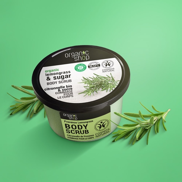 TDC Body Organic Shop Vị Lemongrass & Sugar 250ml