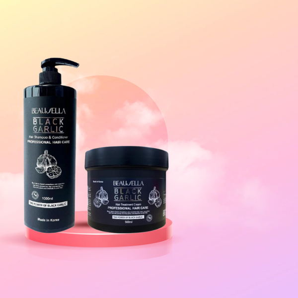CẶP Dầu Gội 1000ml và ủ tóc Tỏi Đen 500ml Black Garlic Shampoo