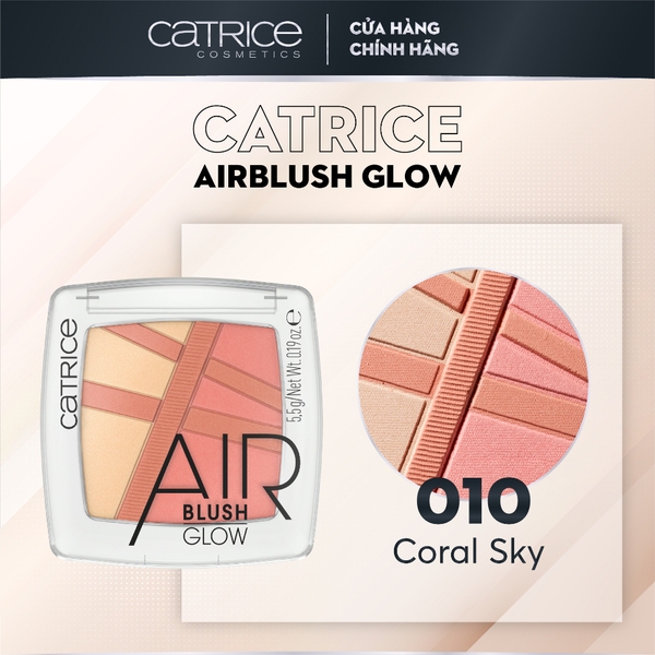 Phấn Má Catrice AirBlush Glow - 010 Coral Sky