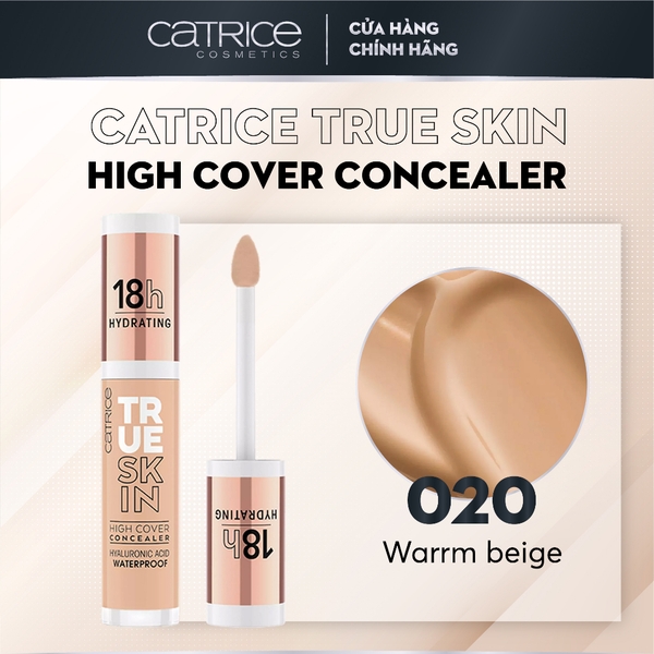 Che khuyết điểm Catrice True Skin High Cover Concealer #020 Warm Beige