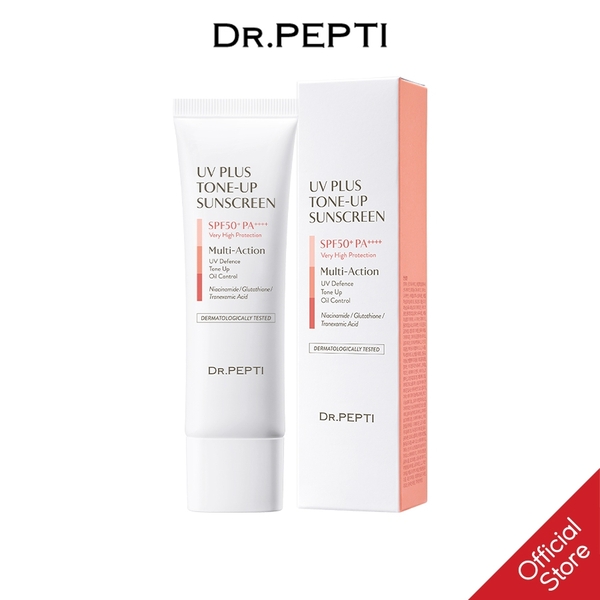 Kem chống nắng Dr.Pepti Plus Tone up - Blue Serenity UV Sunscreen SPF50+ PA++++ 50ml [Mẫu mới]