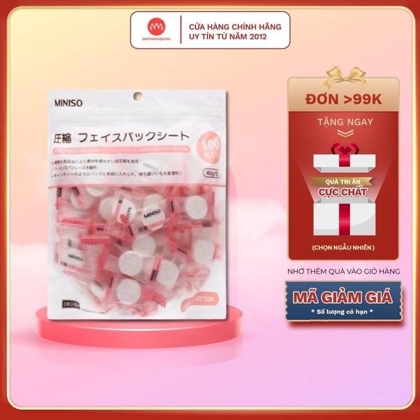 Mặt Nạ Miniso Viên Nén Set 10 Viên Mask | 20 Viên | 50 Viên