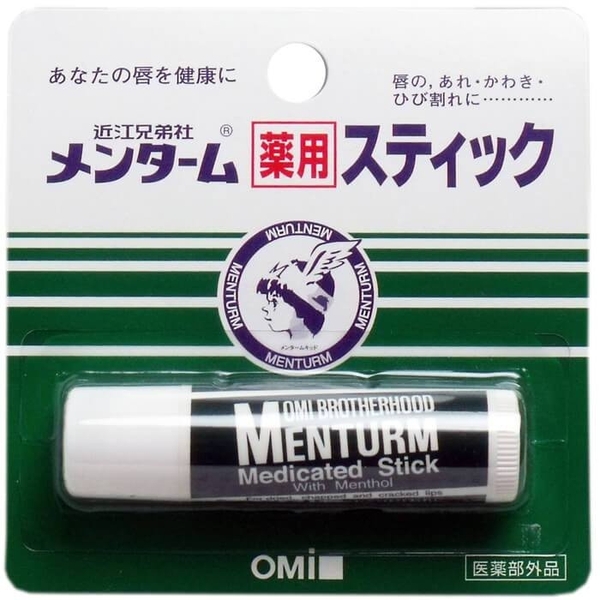 Son Dưỡng Ẩm Bạc Hà Dành Cho Môi Khô Và Nứt Nẻ Omi Brotherhood Menturm Nhật Bản (4g)