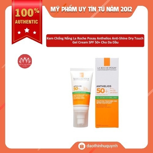 Kem Chống Nắng La Roche Posay Anthelios Anti-Shine Dry Touch Gel Cream SPF 50+ Cho Da Dầu Chống Nước Kháng Mồ Hôi 50 ml