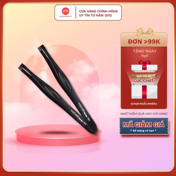 Nhíp Vacosi Đầu Bằng T01 - Đầu Xéo T02