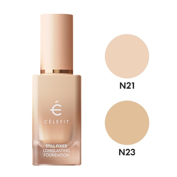 Kem Nền Lâu Trôi CÉLEFIT Still Fixed Long Lasting Foundation N21 & N23