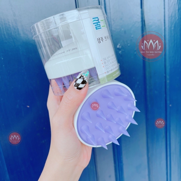 [Mẫu Mới] Lược Gội Đầu Cao Cấp Mariatti 020 Hàn Quốc Massage Đầu, Giảm Gàu Ngứa, Gai Silicon Dùng Rất Thích