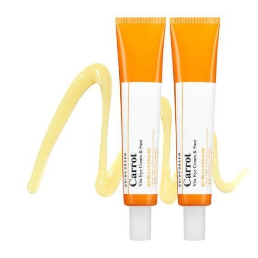 Kem dưỡng Bring Green Carrot Vita Eye Cream & Face DOUBLE