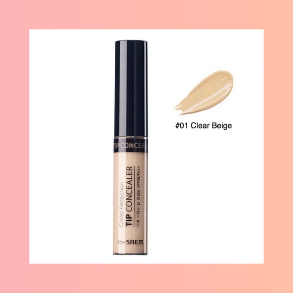 Che Khuyết Điểm The Saem Cover Perfection TIP Concealer  6.5g Thesaem Tone 1 - 1.5 -2