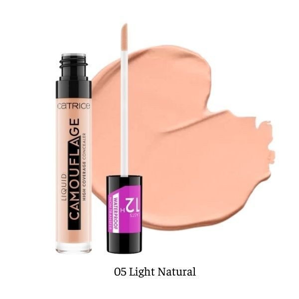 Kem che khuyết điểm dạng lỏng Catrice Liquid Camouflage High Coverage Concealer che phủ tốt giữ màu 12h 5ml