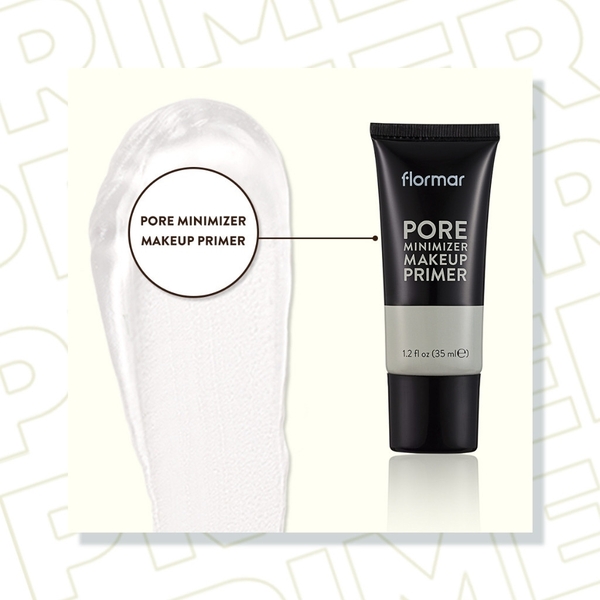Kem Lót Dưỡng Ẩm Kiềm Dầu Che Khuyết Điểm Flormar Illuminating Makeup Primer Plus+, Pore Minimizer Makeup Primer 35ml