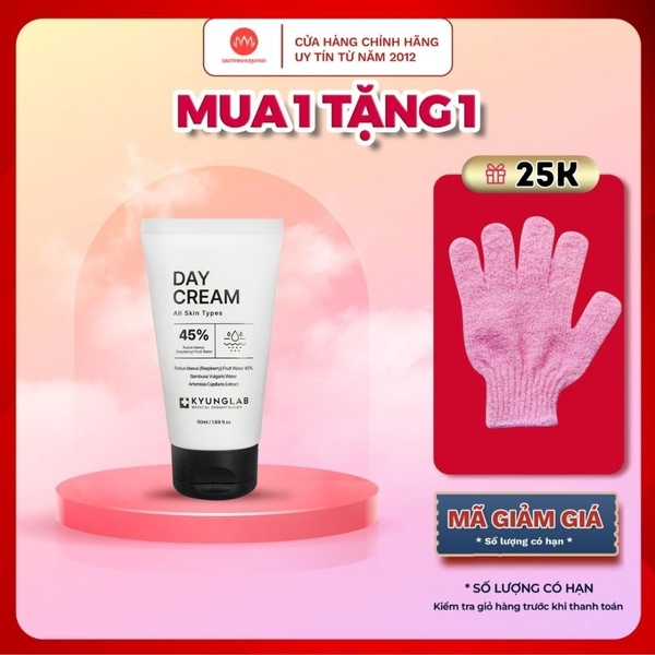 Kem dưỡng ban ngày nâng tone KyungLab Day Cream dưỡng trắng da 50ml