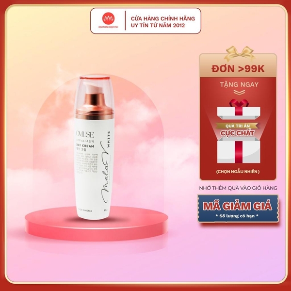 Kem dưỡng ngày mờ nám và tàn nhang OMUSE MelaV Cream 50g