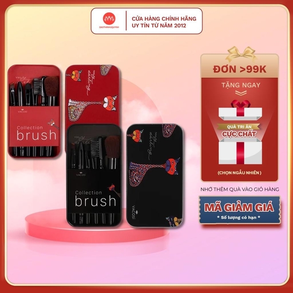 Hộp Cọ Vacosi Nhỏ 6 Cây My Darling Collection Brush
