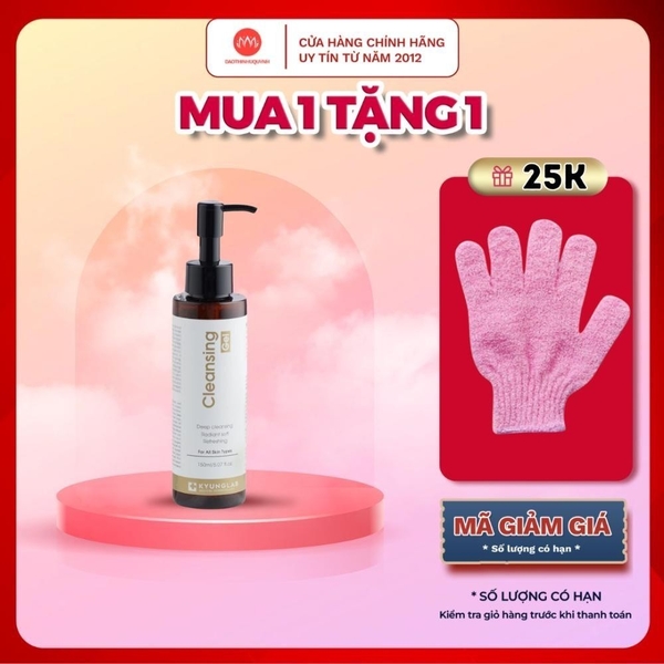 Sữa rửa mặt KyungLab Cleansing Gel 150ml sạch sâu dịu nhẹ dưỡng ẩm da