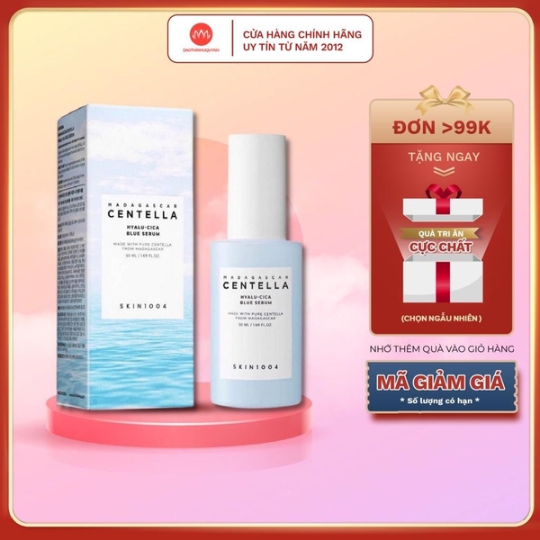 Serum Dưỡng Ẩm, Làm Sáng Da Skin1004 Madagasca Centella Hyalu-Cica Blue Tinh Chất 50ml