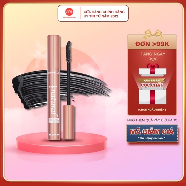 Chuốt Mi Lemonade Supernatural Mascara Cong Dày Dài Lâu Trôi 7.5g