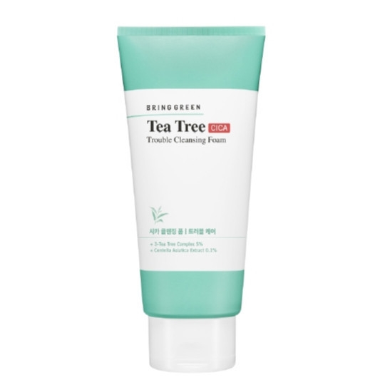 Sữa Rửa Mặt Ngừa Mụn Làm Dịu Da Tràm Trà Bring Green Tea Tree Cica Trouble Cleansing Foam 300ml