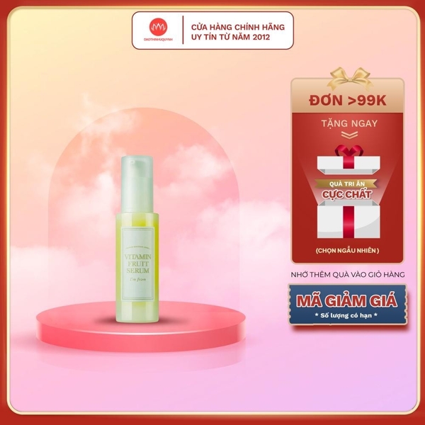 Tinh chất Dưỡng ẩm, Làm Sáng Da I'm From Vitamin Fruit Serum 30ml