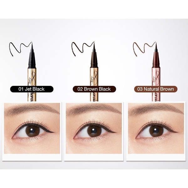 Bút Kẻ Mắt Nước Kissme Bền Màu Không Trôi  0.4ml