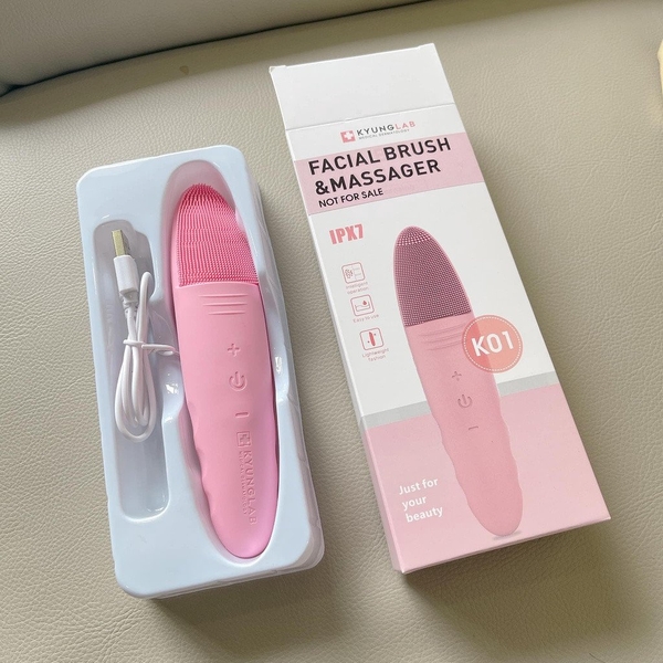 Máy rửa mặt KyungLab K01 màu hồng