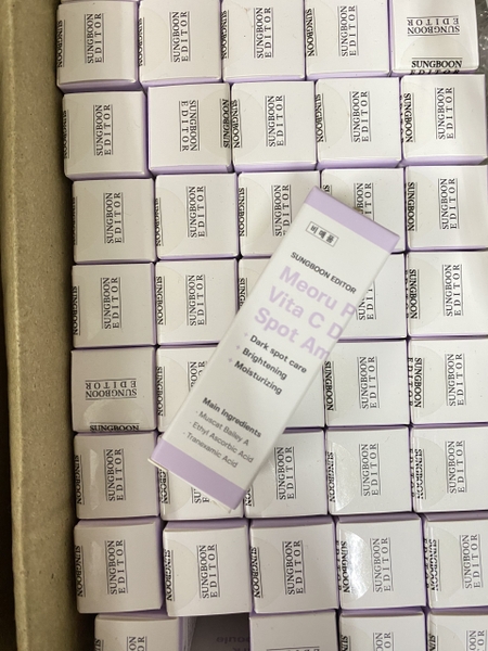 Serum Sungboon nho tím Meoru podo vita C dark spot ampoule 10ml