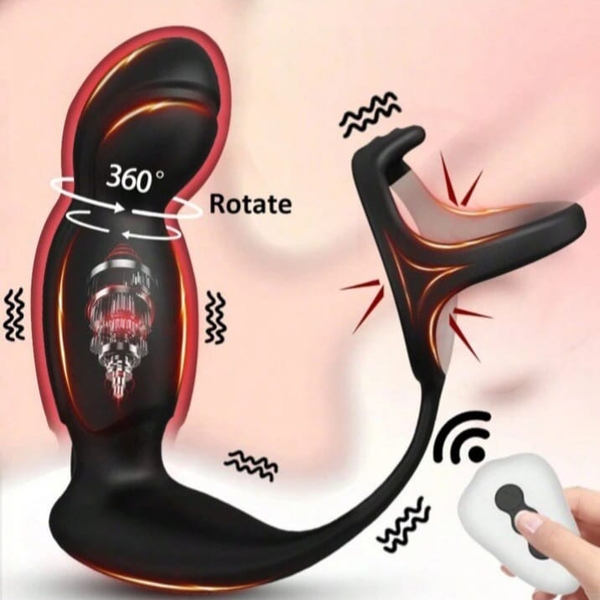 Máy Massager rung ngoáy tròn 360 độ điều khiển từ xa cực sướng