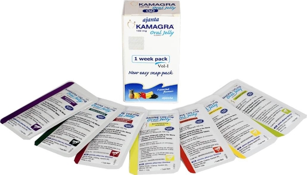 KAMAGRA ORAL JELLY 100ML ORIGINAL – HỘP 7 GÓI 7 VỊ (HÀNG NHẬP KHẨU CHÍNH HÃNG THÁI LAN) CHÍNH HÃNG INDIA