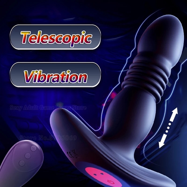 Butt Plug Dildos Vibrators Setoys for Men Gay- rung thụt điều khiển remote siêu chill