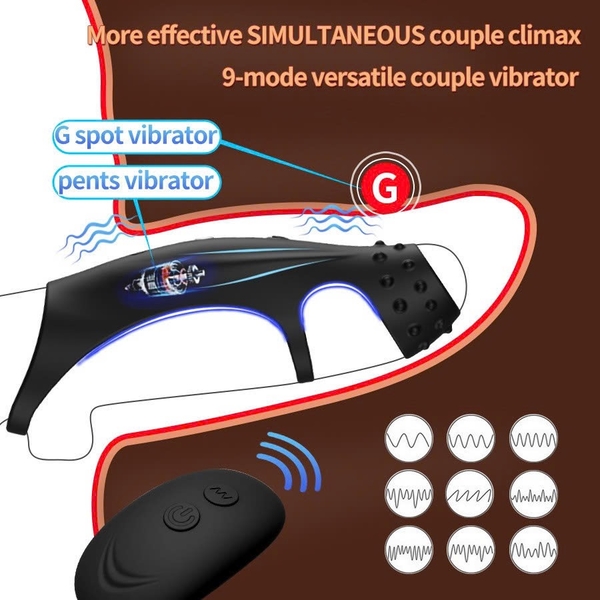 Vòng đeo dương vật có rung điều khiển remote