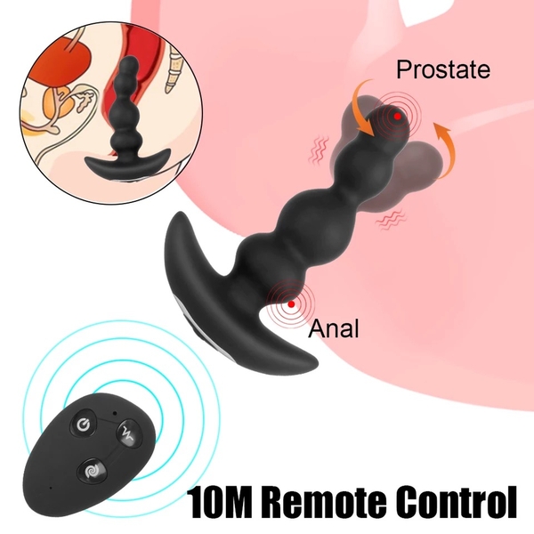 Luke Reomte Control Vibration AnalPlug - Kích thích tuyến tiền liệt Rung ngoáy 360 độ