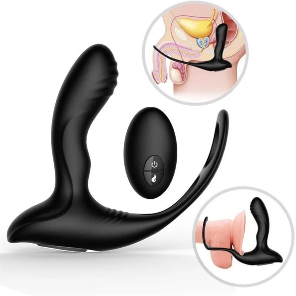 Prostate Massger - rung phát nhiệt đồ chơi hậu môn kích thích điểm G cho nam cực chill