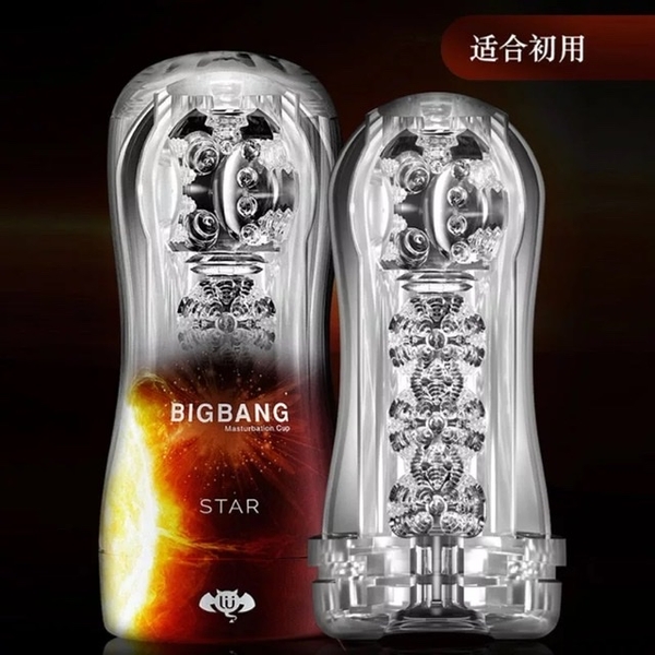 Cốc thủ dâm Big Bang Star trong suốt nhiều gai