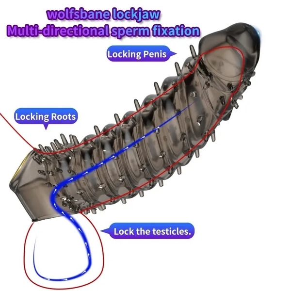 Bao cao su đôn gai tái sử dụng đôn khủng lên tới 23cm