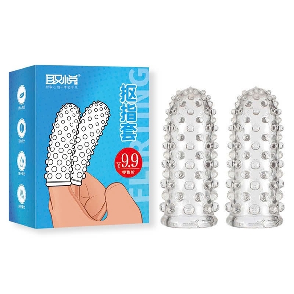 Bao cao su gai liti ngón tay