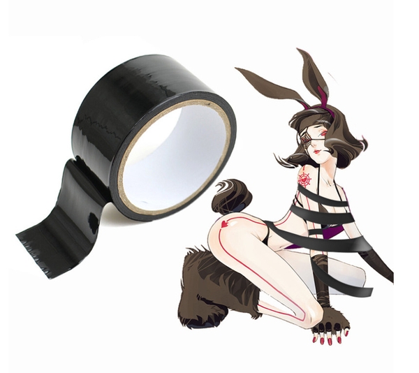 Băng dính trói BDSM 16 mét màu đen
