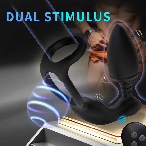Butt Plug điều khiển từ xa rung ngoáy 360 độ yuman chính hãng