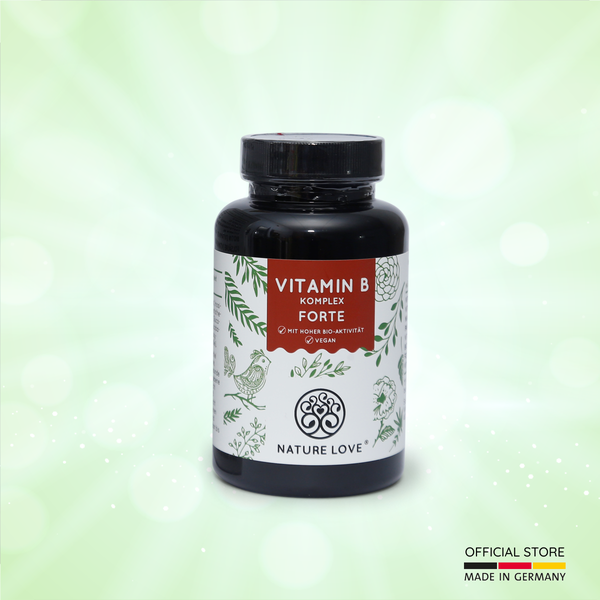 Hỗ trợ hệ thần kinh, tăng cường hệ miễn dịch, hỗ trợ trí não - NATURE LOVE® VITAMIN B KOMPLEX (180 Viên)